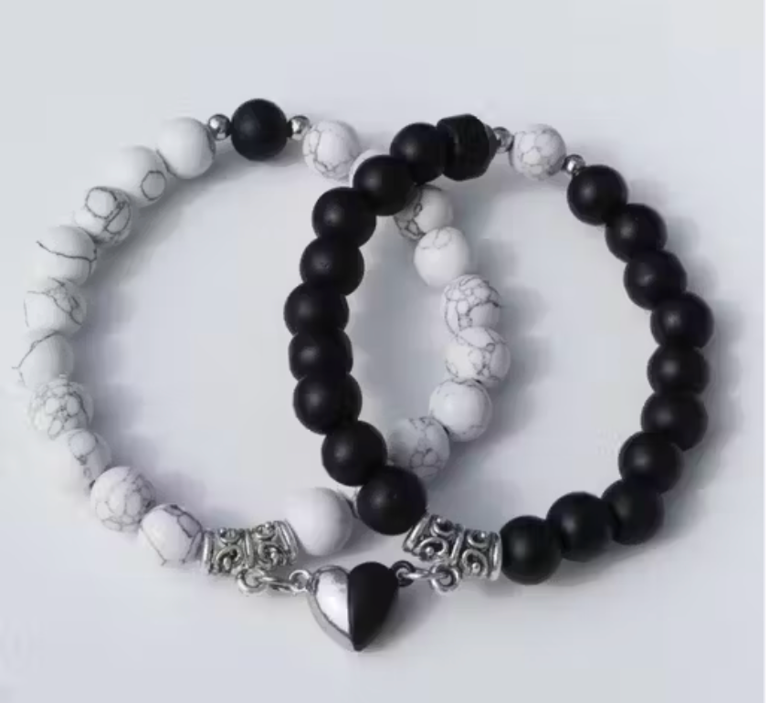 Couple-Combo Relationship Stone Beads Bracelets.