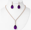 Purple Grace Necklace Set